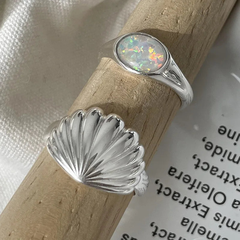 Shell Ring Scallop Shell