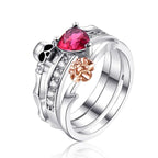 Silver Skull Ring for Women