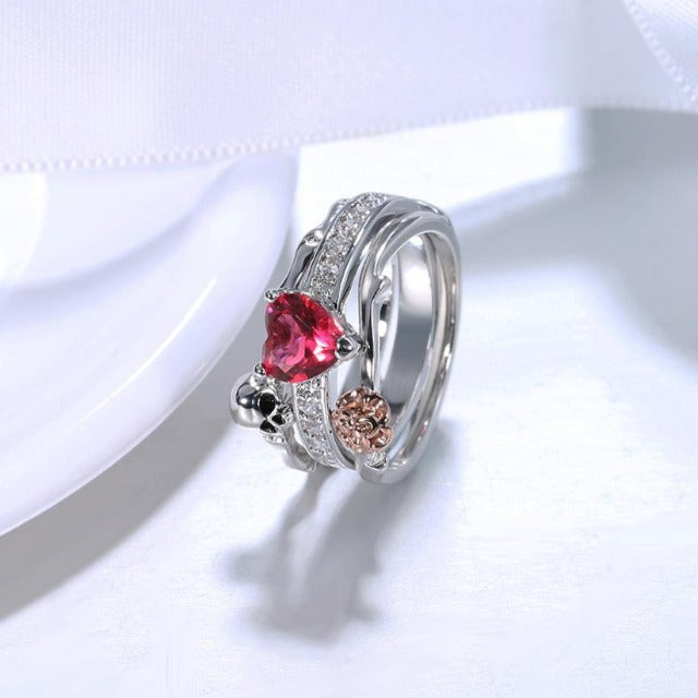 Silver Skull Ring for Women