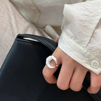 Crescent Moon Ring for Women