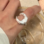 Crescent Moon Ring for Women