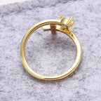 Cross & Zircon Ring for Women