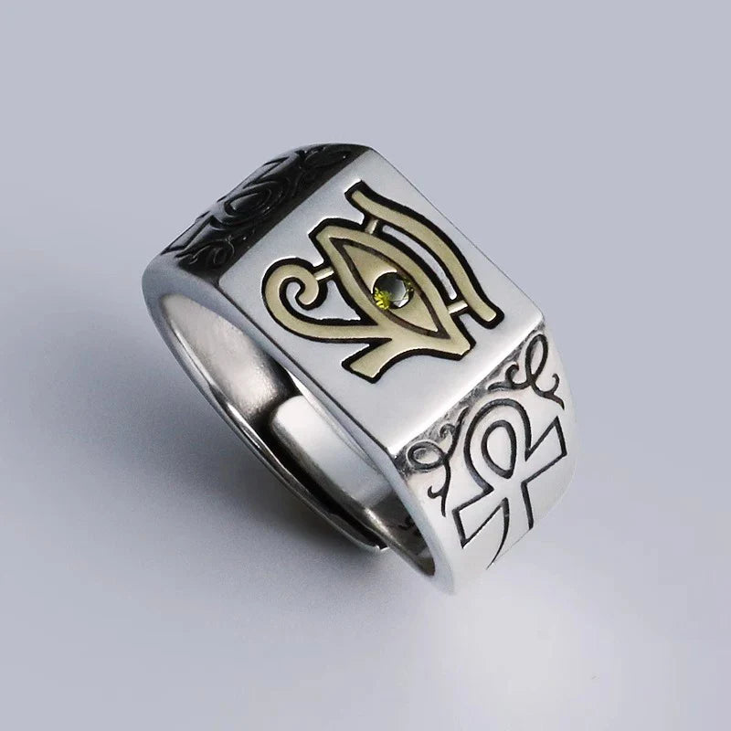 Egypt Eye of Horus Silver Ring