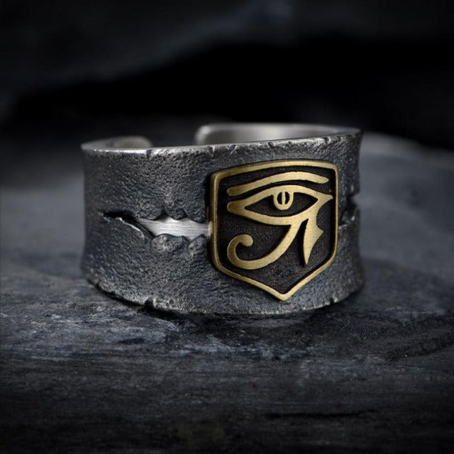 Egyptian Eye of Horus Ring
