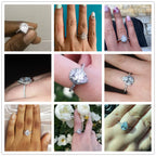 Water Drop Zircon Ring