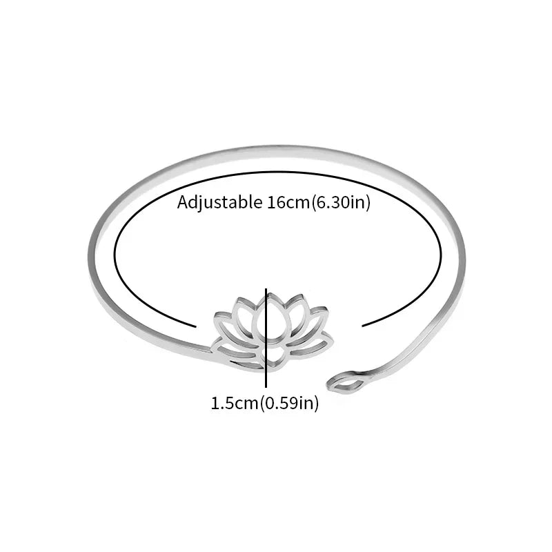Fine Lotus Flower Ring for Women