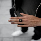 Fleur de Lys Signet Ring silver