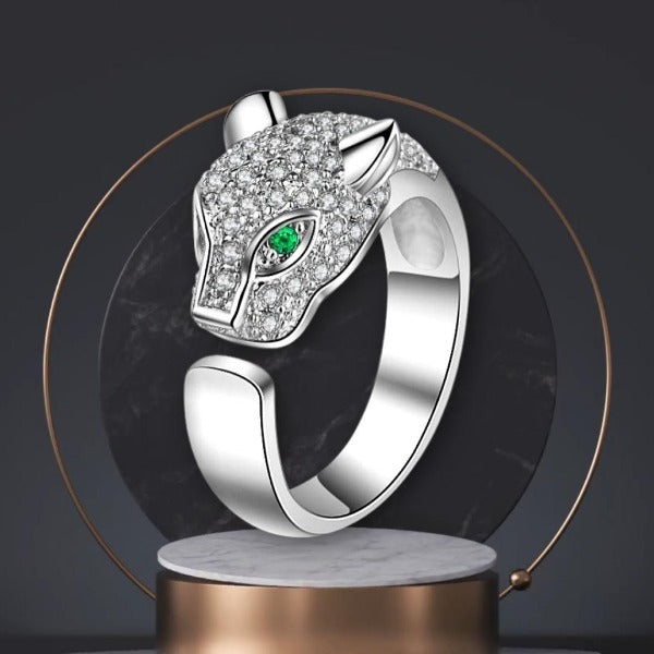 Silver Cheetah Ring