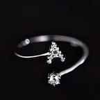 Women's initial ring - letter a