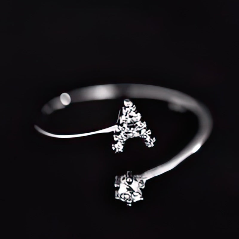 Women's initial ring - letter a