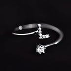 Women's initial ring - letter L