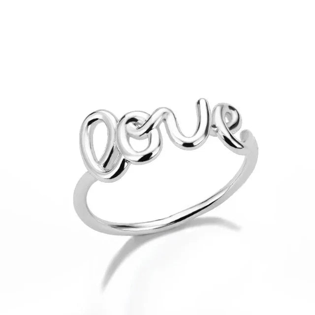 Love Silver Ring