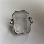 Marique ring vintage French crystal
