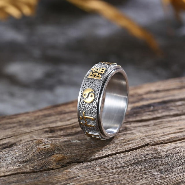 Nepal ring gold and silver