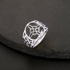 Witch's Knot Ring Women's Protection Wiccan Silver Ring