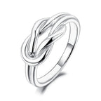 Women's Knot Ring in Silver