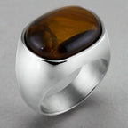 Tiger Eye and Silver Ring