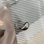 Original Ring Large Water Drop Silver Ring