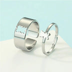 Bear Ring 2 Pieces Silver