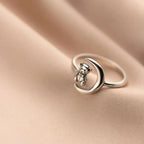 Silver Bear Ring