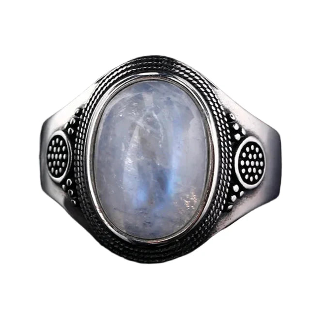 Oval Moonstone Ring for Women