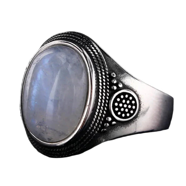 Oval Moonstone Ring for Women
