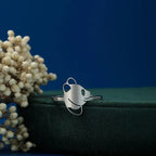 Fine Silver Panda Ring