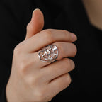 Pentacle Ring Witchcraft Wiccan silver ring
