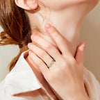 Pentacle Witchcraft Ring Women Wiccan Silver Ring