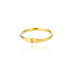 Women's initial ring s