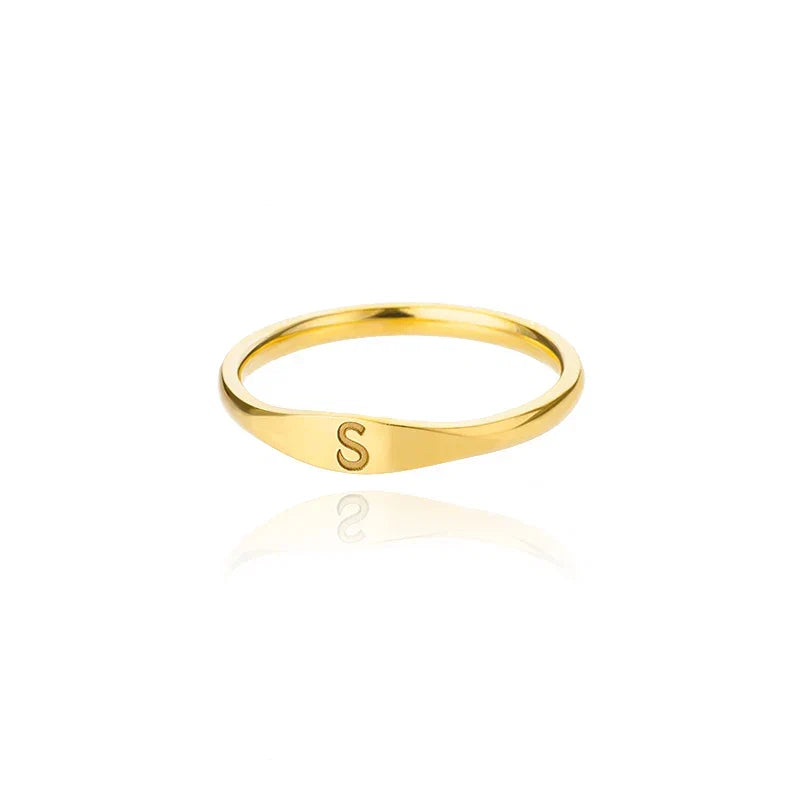 Women's initial ring s