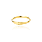 Women's initial ring c
