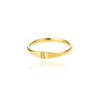 Women's initial ring r