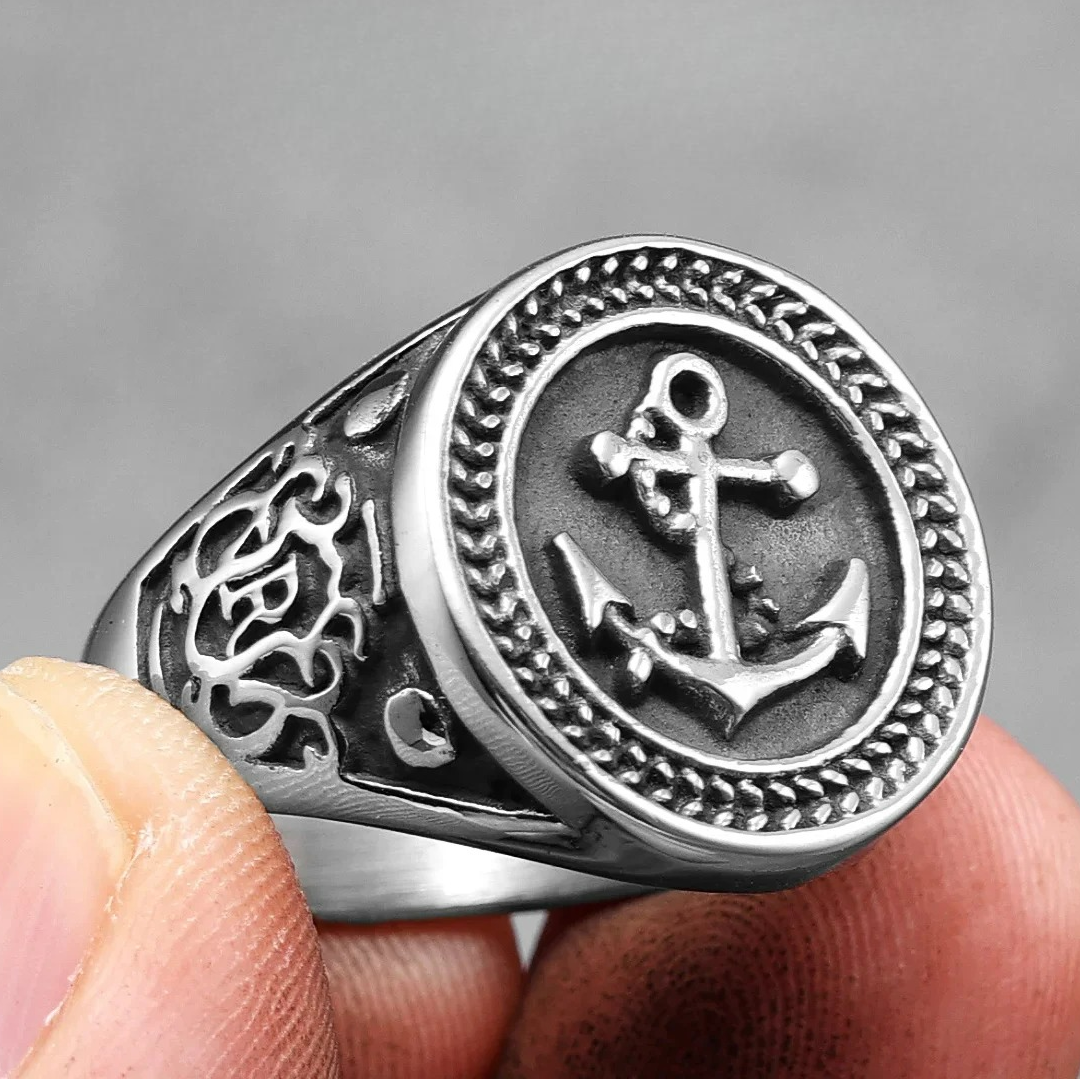 men’s anchor ring
