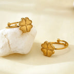 Retro Ring with 4-Leaf Clover