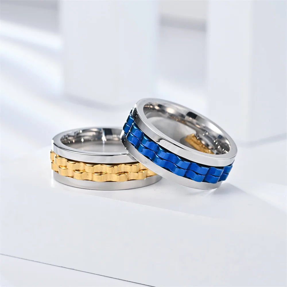 Rotating Anxiety Ring for Men 3