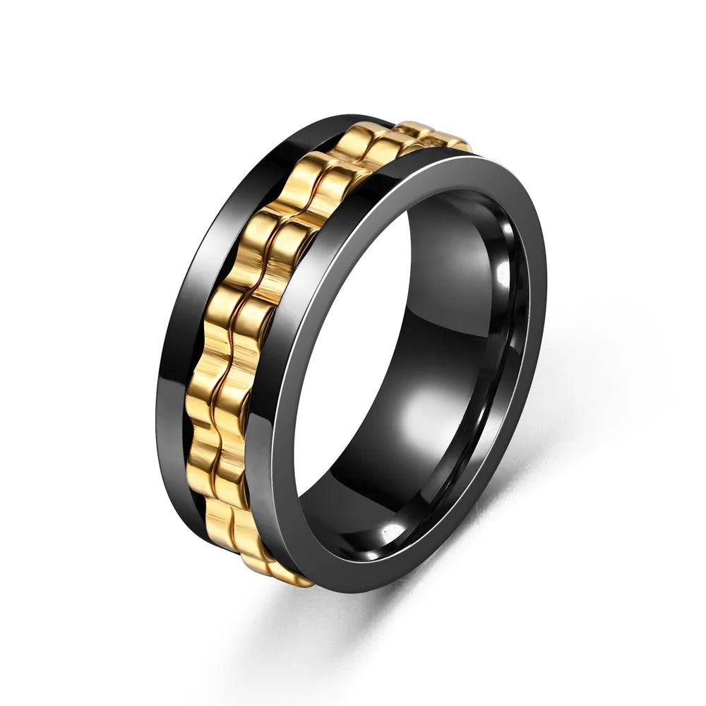 Rotating Anxiety Ring for Men 7