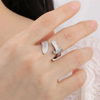 Ring with Ali Zulfiqar sword Arabic symbol silver