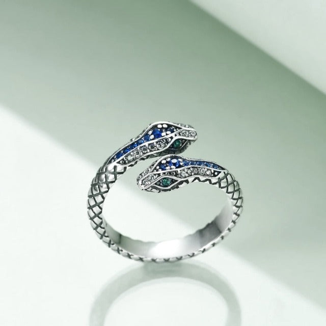 Silver Snake Ring for Women