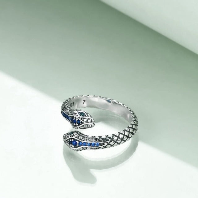 Silver Snake Ring for Women