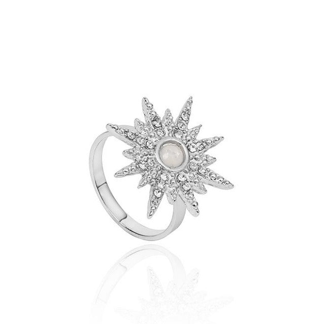Silver Sun Ring