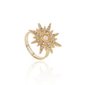 Gold Sun Ring