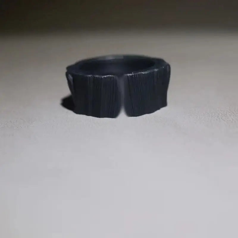 Black Buddha Head Ring