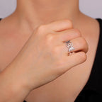 Triple Moon Ring Fine Witchcraft Woman Wiccan silver A