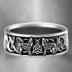 Viking Fenrir Ring for Men