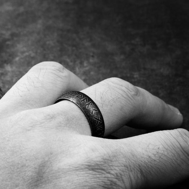 Viking Futhark Ring