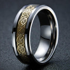 Viking Jarl ring silver and gold