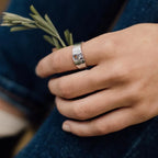 Vintage Ring Mountains and Sun