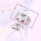 Rings for Couples Flower Ring man