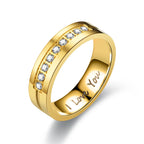 Rings for Couples Love Ring gold with diamonds
